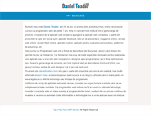 Tablet Screenshot of danieltoader.com